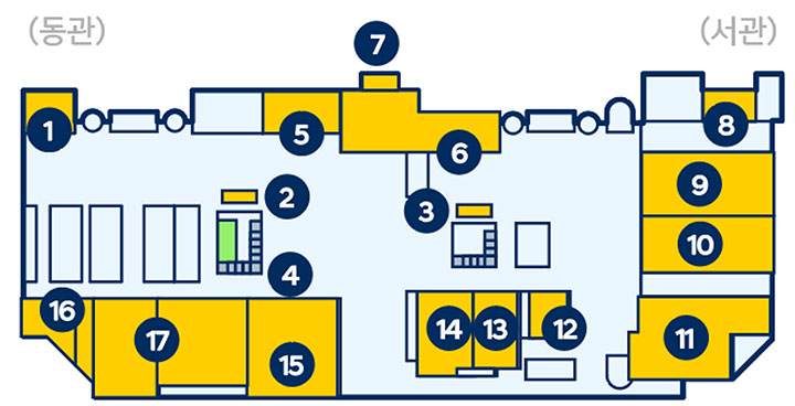 양재사옥 1층 배치도