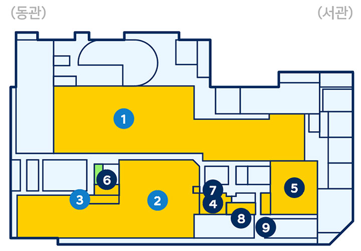 양재사옥 지하1층 배치도