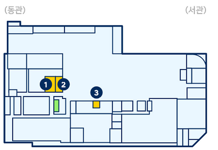양재사옥 지하 3층 배치도
